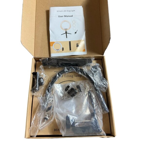 Live Streaming - Video Conferencing - Beauty LED Ring Light With Smartphone Clip - Picture 7 of 8